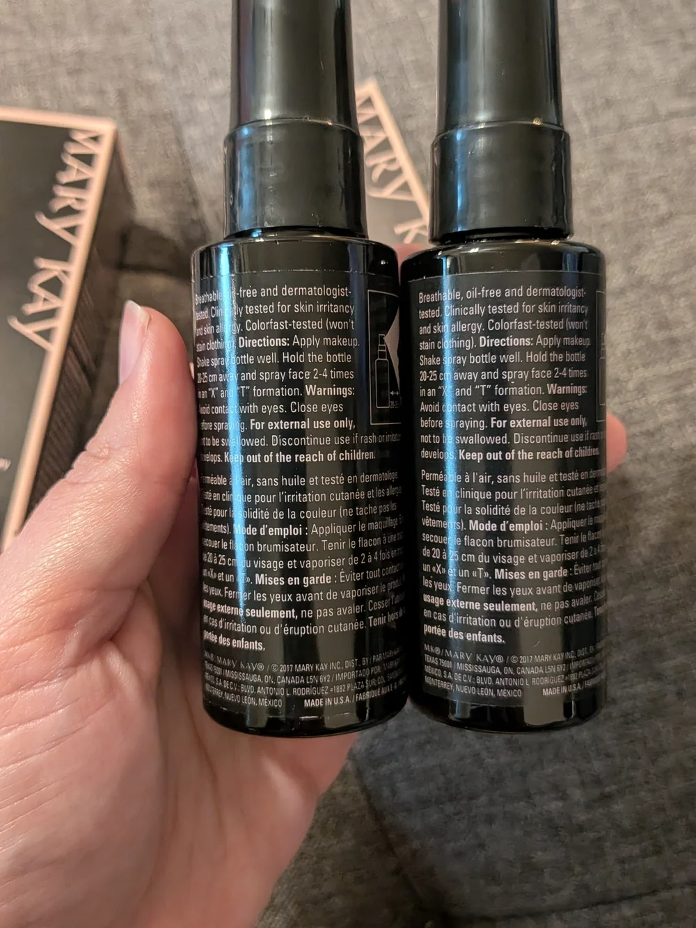 Mary Kay Set Of 2 Makeup Finishing Spray - 2016 And 2019 Collections